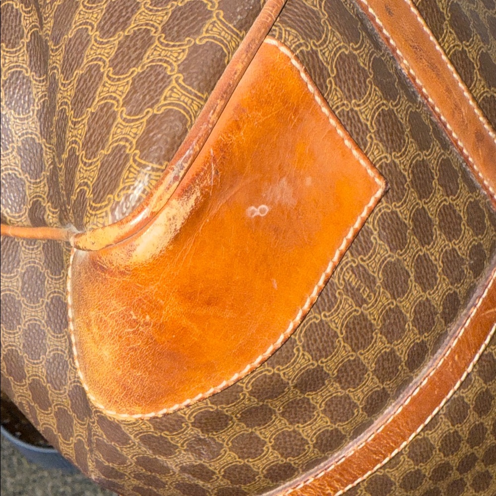 Celine Brown Leather Duffel Bag❤️ - Picture 10 of 16